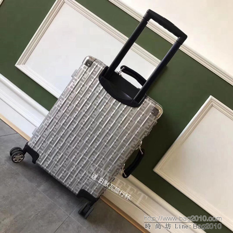 RIMOWA日默瓦 全鋁鎂合金拉箱/拉杆箱 RIMOWA x FENDI 限量版芬迪 日默瓦拉杆箱Classic Flight系列 聯名款  xbt1044